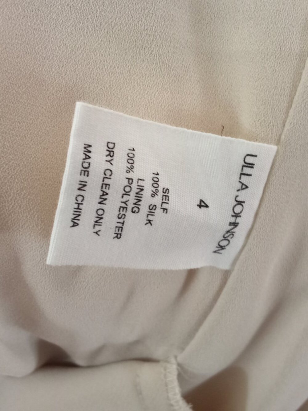 Ulla Johnson Nan Silk Short Sleeve Midi Tiered Dress- Chantilly Size 4 & 8 NWT - Picture 8 of 10